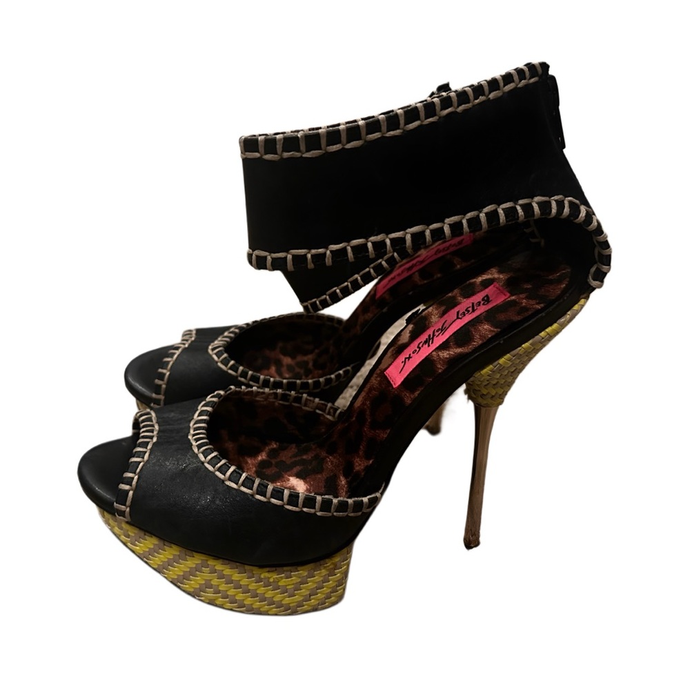 Betsey Johnson "Tricksy" stiletto sandals